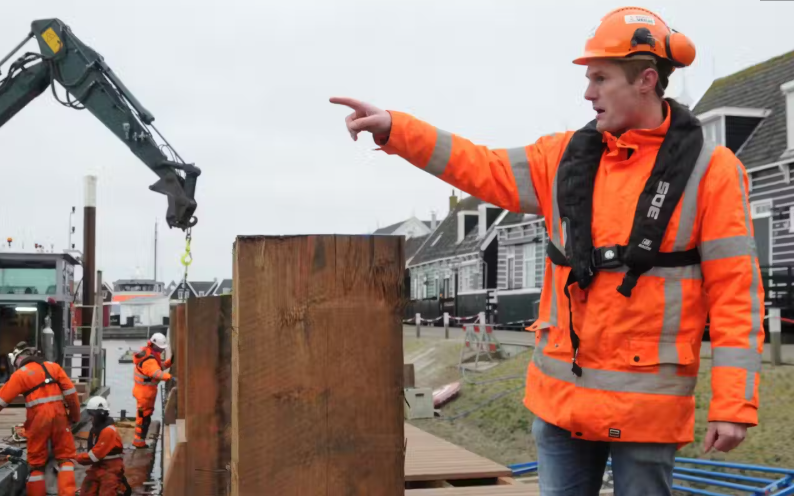 Havenwerkzaamheden Marken: ‘Sommige bewoners brachten ons zelfs koffie’